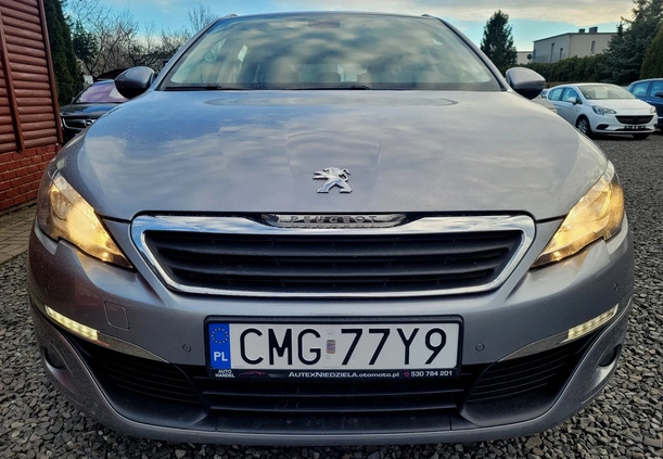 Peugeot 308 cena 36000 przebieg: 174000, rok produkcji 2017 z Wyszogród małe 781